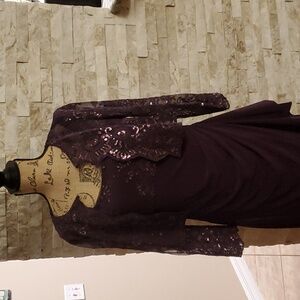 Quietly elegant gorgeous magenta gown.